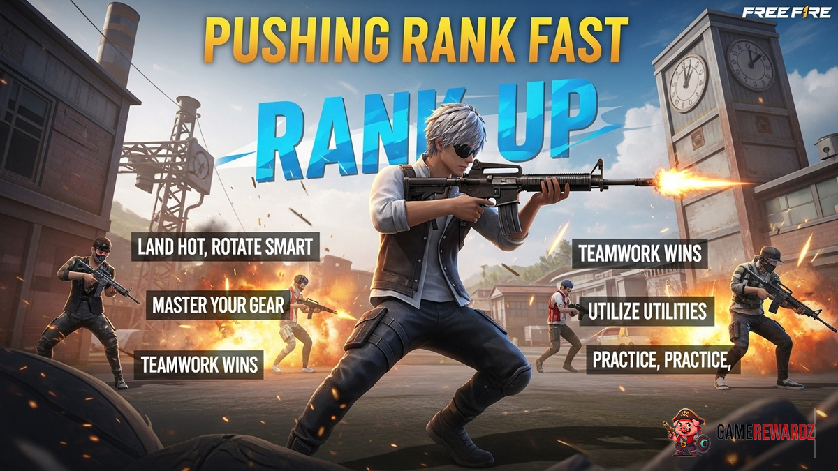 Free Fire How to Push Rank Fast